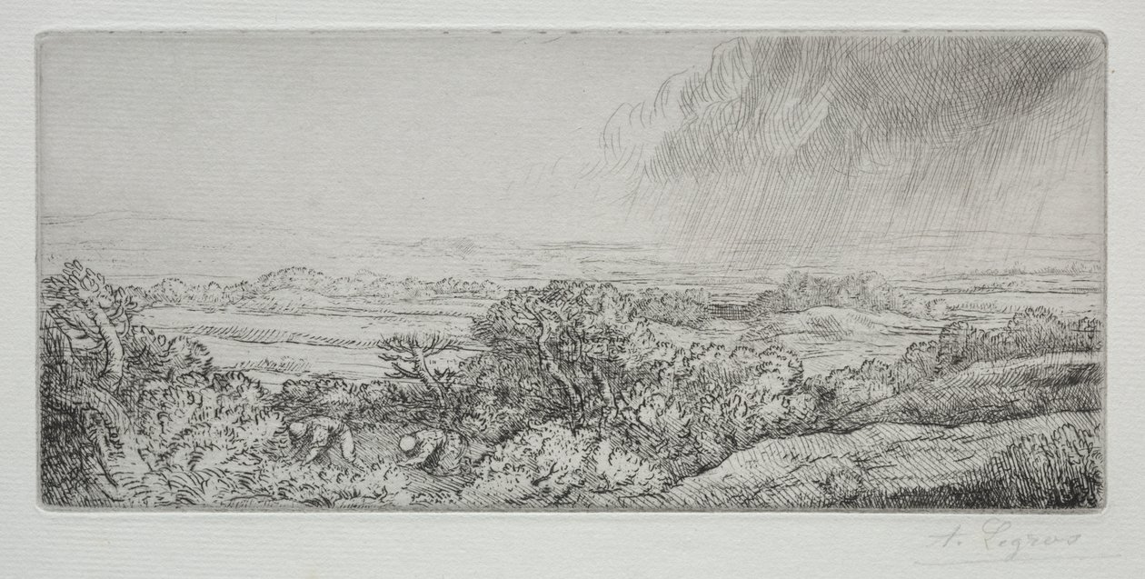 Os catadores de cogumelos de Alphonse Legros