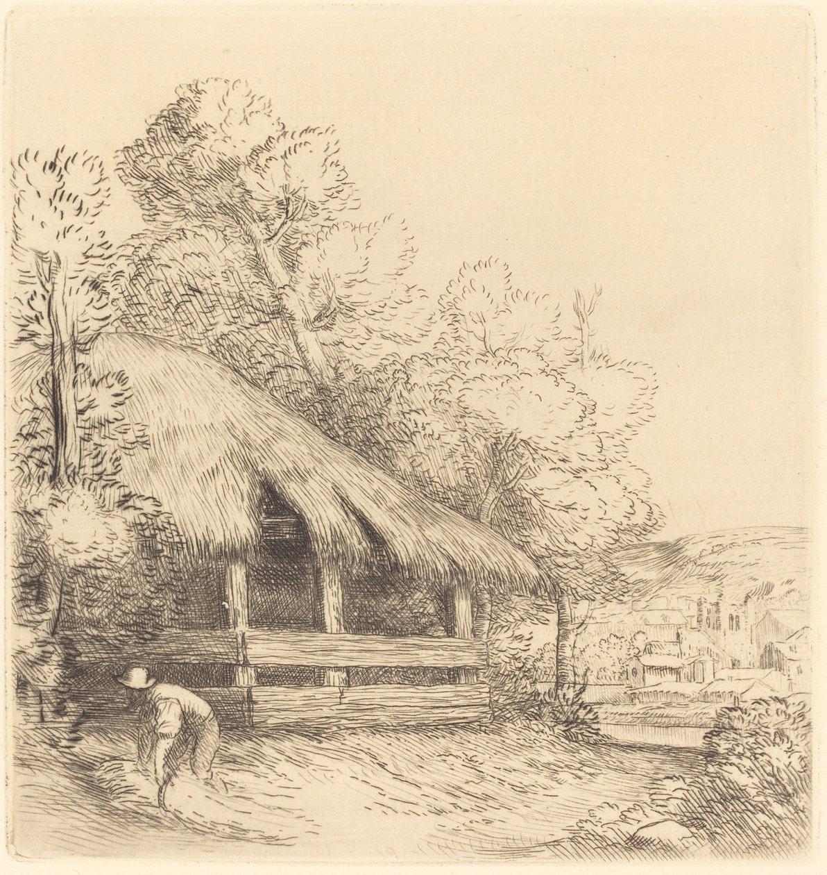 Pequeno Abrigo (Le petit hangar) de Alphonse Legros