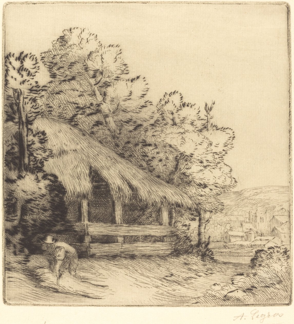 Pequeno Abrigo (Le petit hangar) de Alphonse Legros