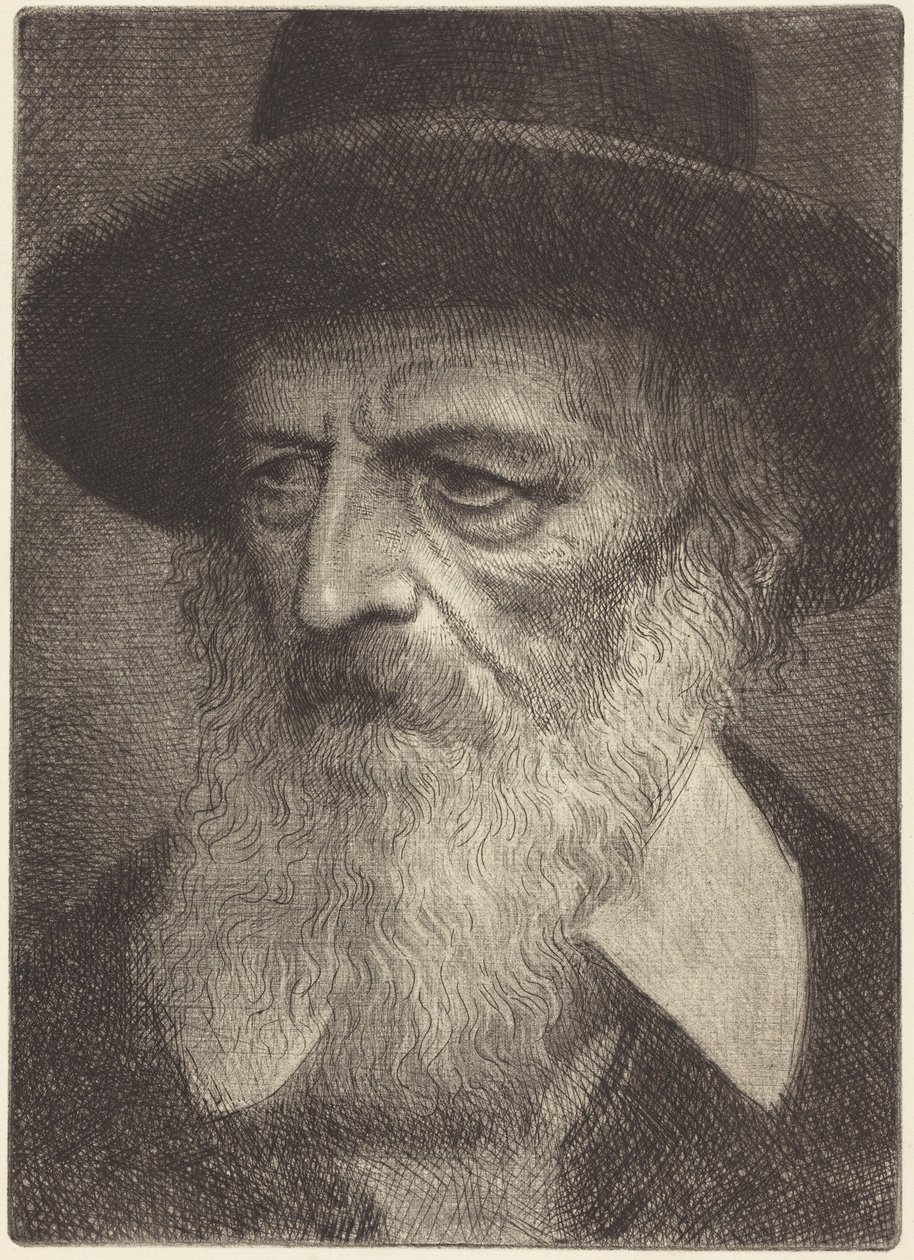 Lord A. Tennyson, 2.ª gravura de Alphonse Legros