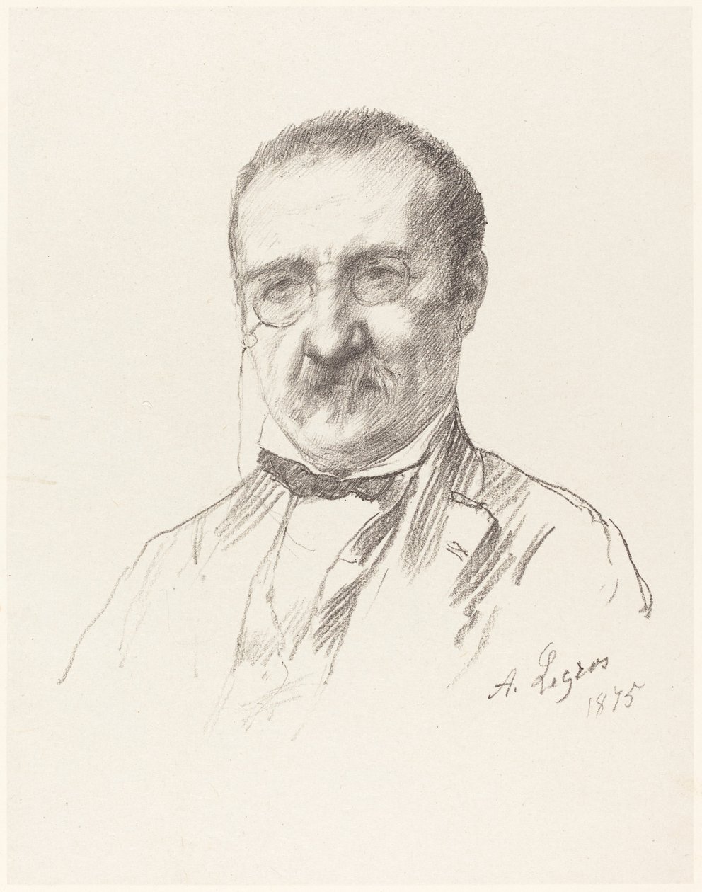 M. Champfleury, 1875. de Alphonse Legros