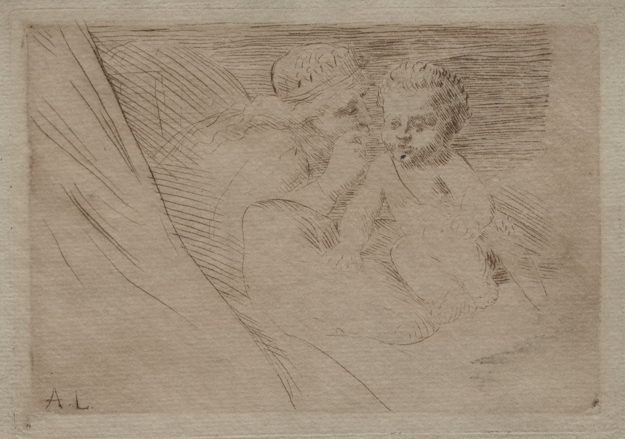 Mab e Cupido. de Alphonse Legros