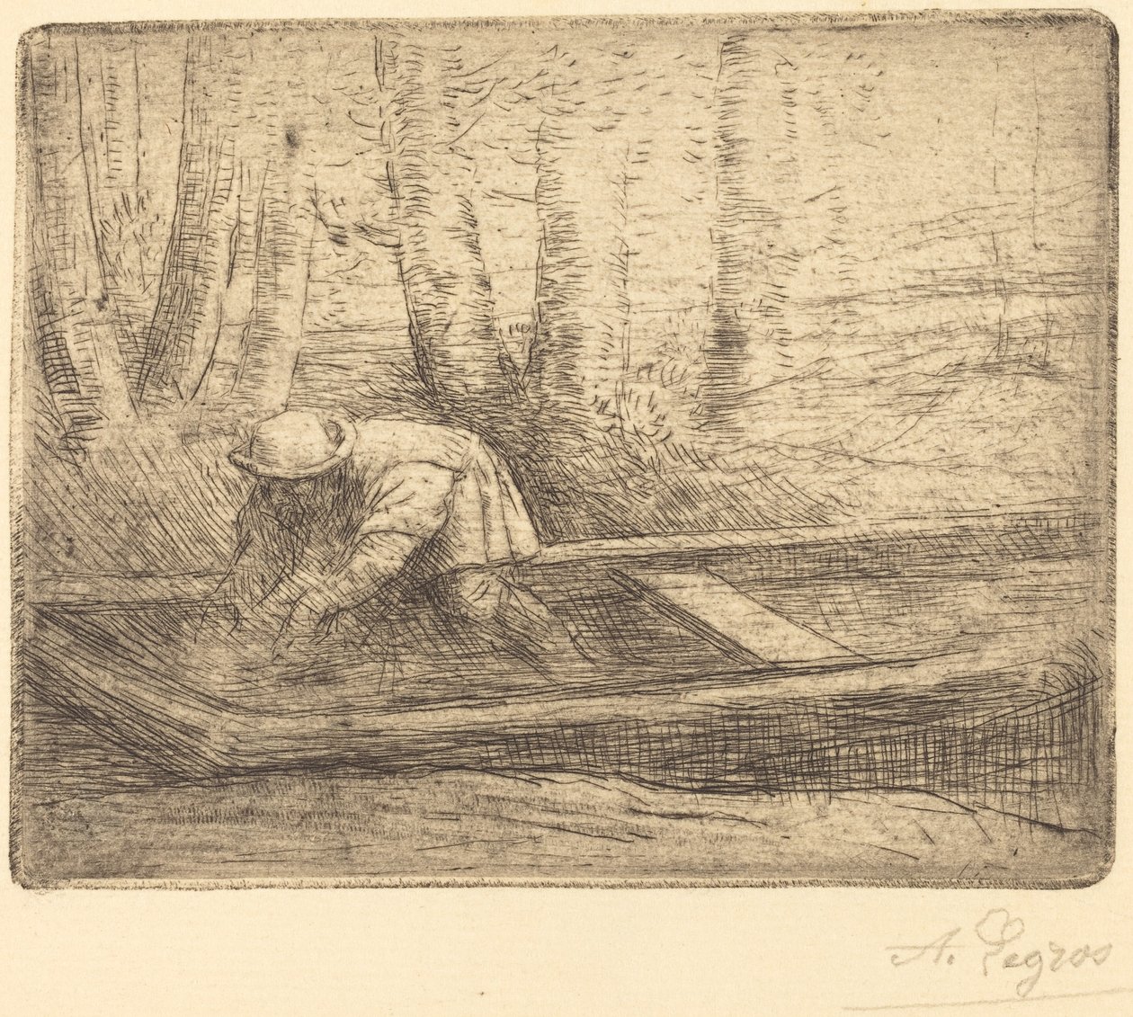 Homem em Punt de Alphonse Legros