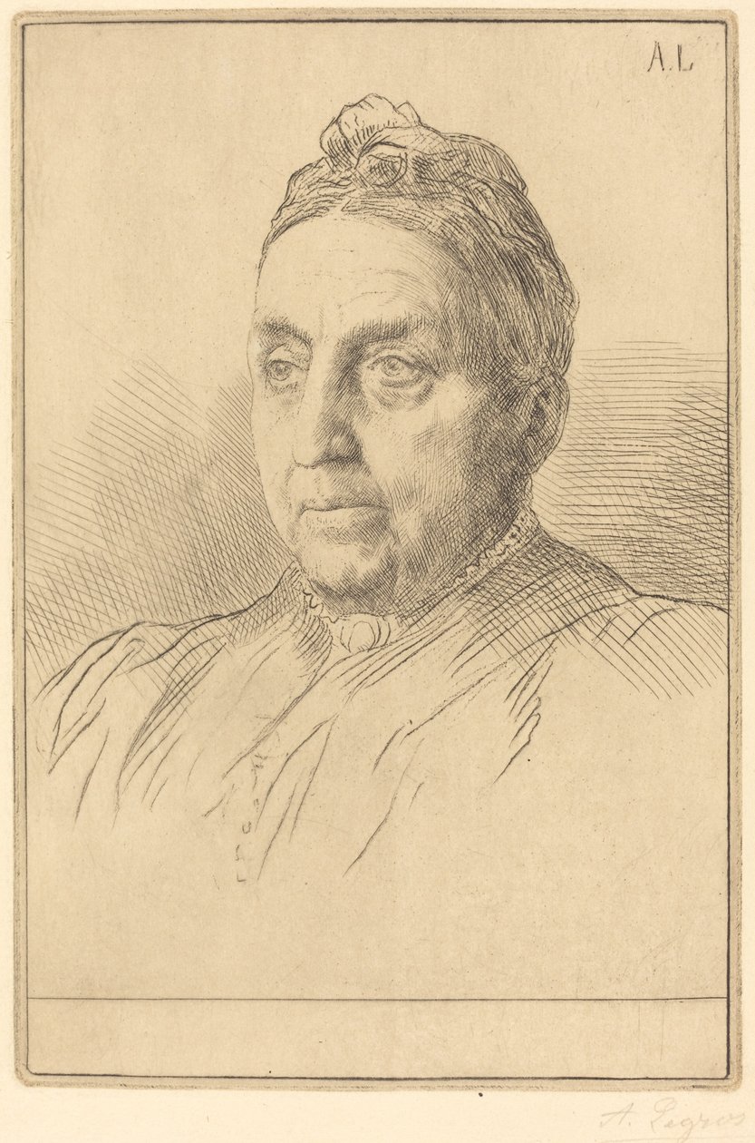 Mme. Kemp, 4º prato. de Alphonse Legros
