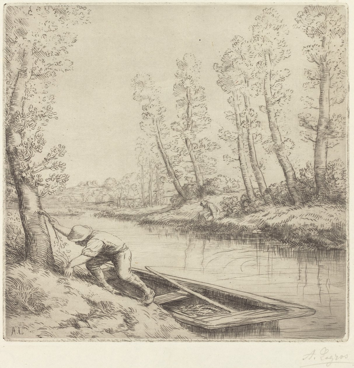 Manhã ao longo do rio de Alphonse Legros