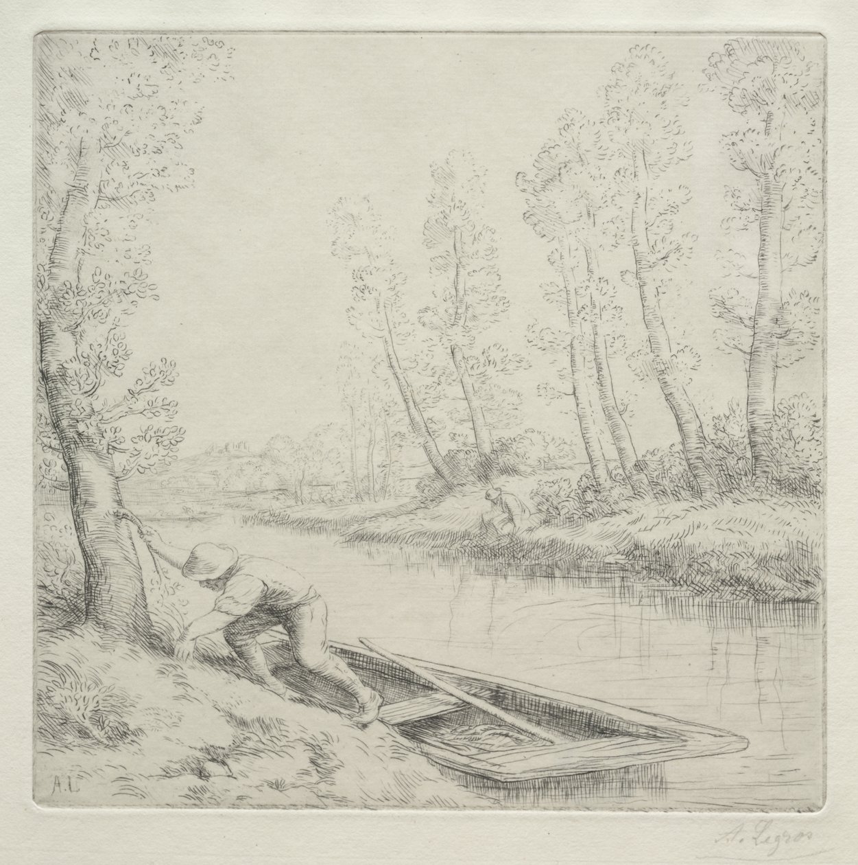 Manhã no rio de Alphonse Legros