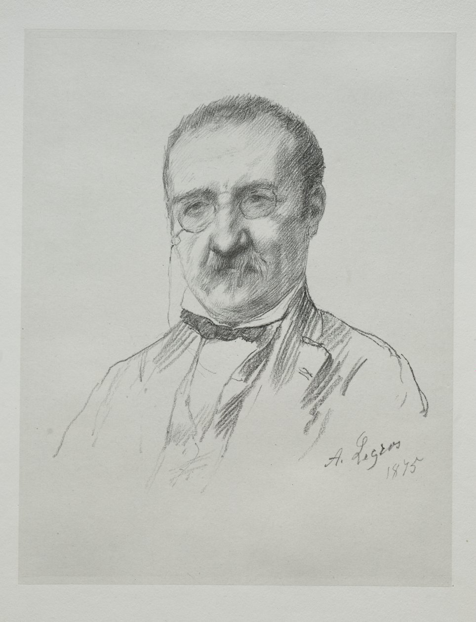 Sr. Champfleury, 1875. de Alphonse Legros