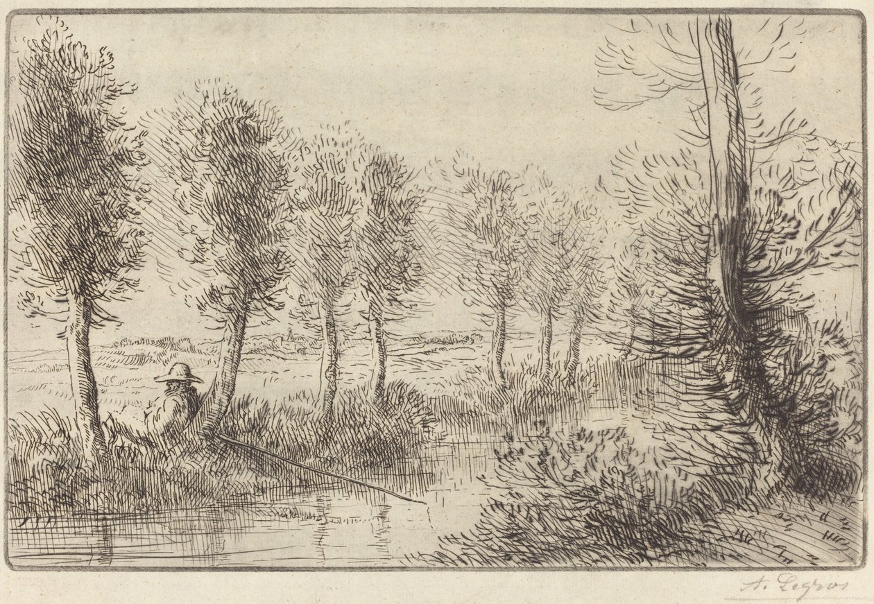 Perto do Moinho (Prés du Moulin) de Alphonse Legros