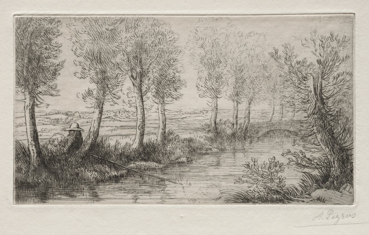 Perto do moinho. de Alphonse Legros