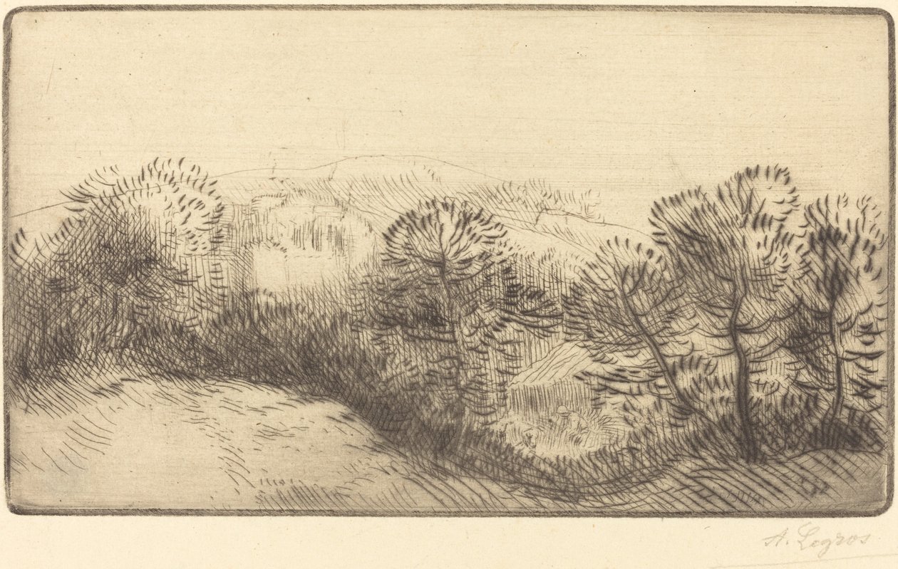 Perto do Bosque Pres du bois. de Alphonse Legros