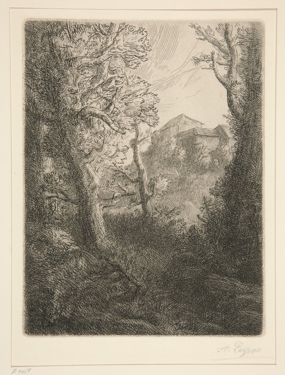Paisagem de Alphonse Legros