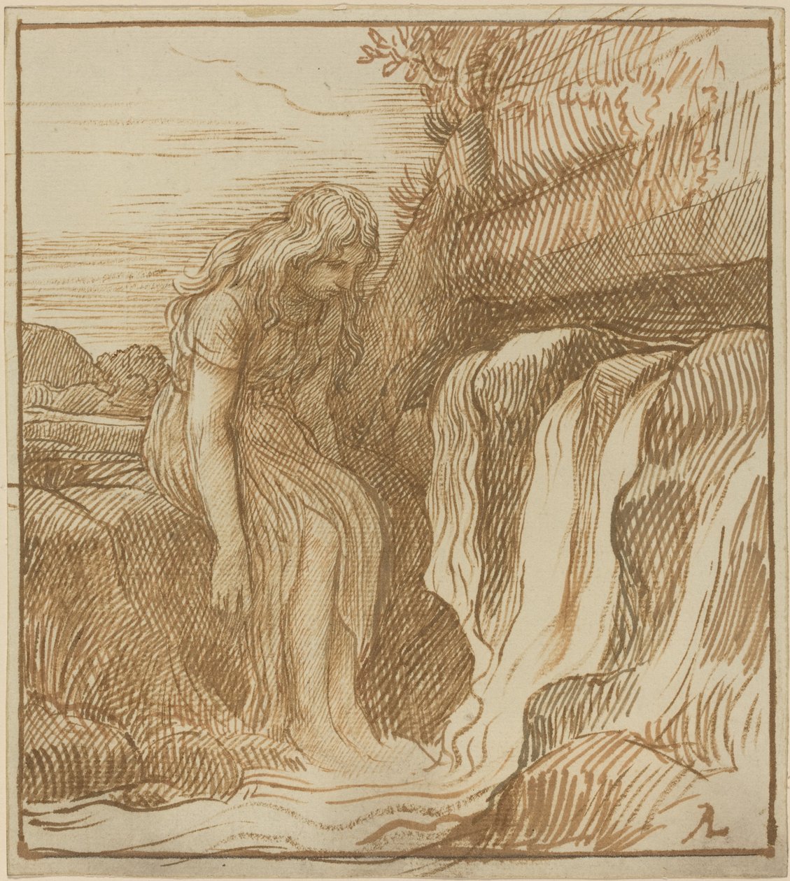 Camponês na Fonte de Alphonse Legros