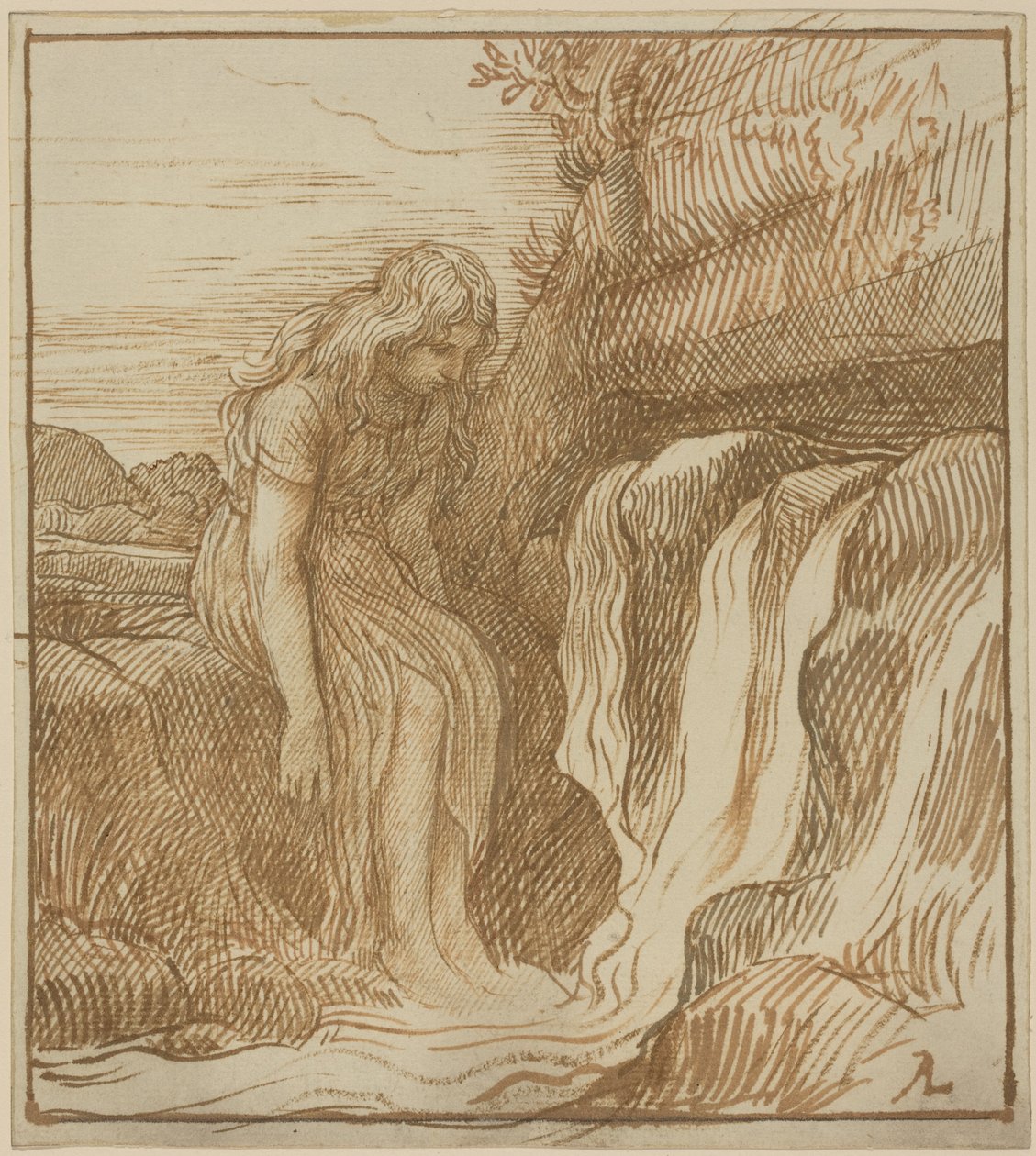 Camponês na Origem de Alphonse Legros