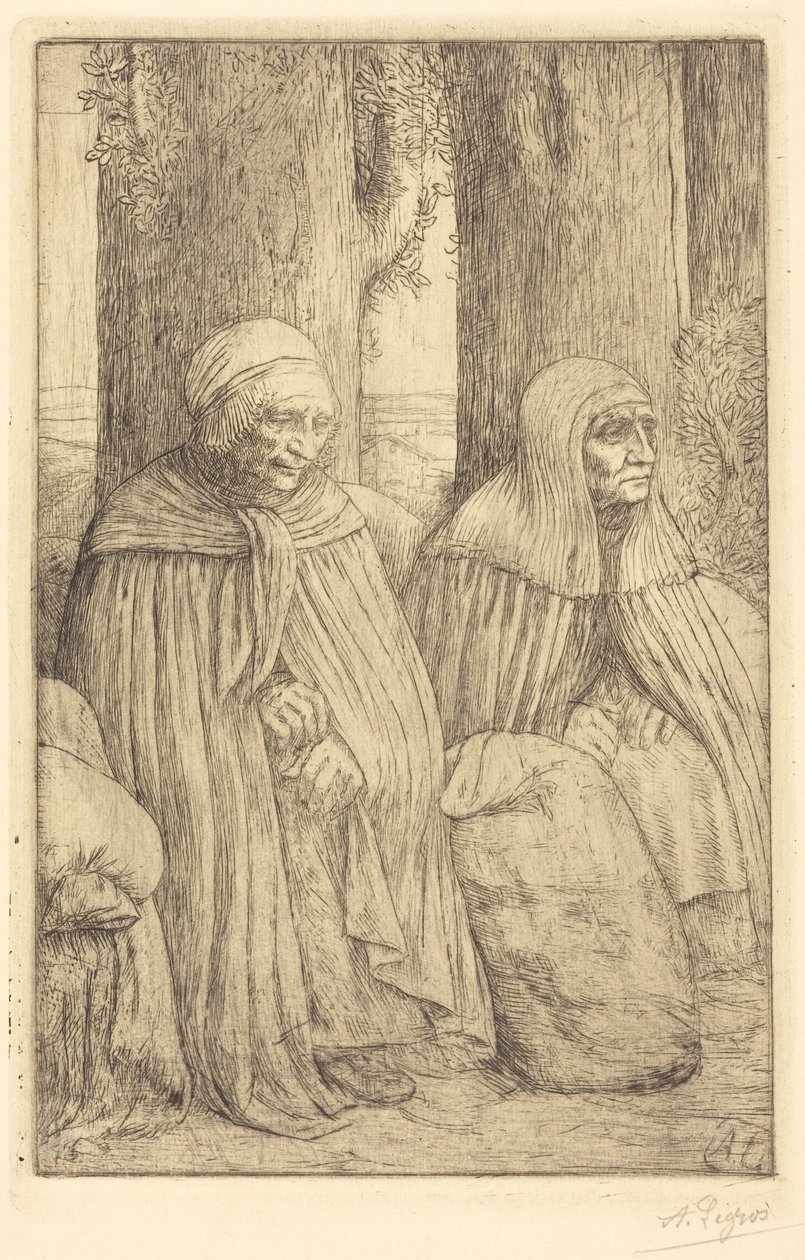 Camponesas (Paysannes) de Alphonse Legros
