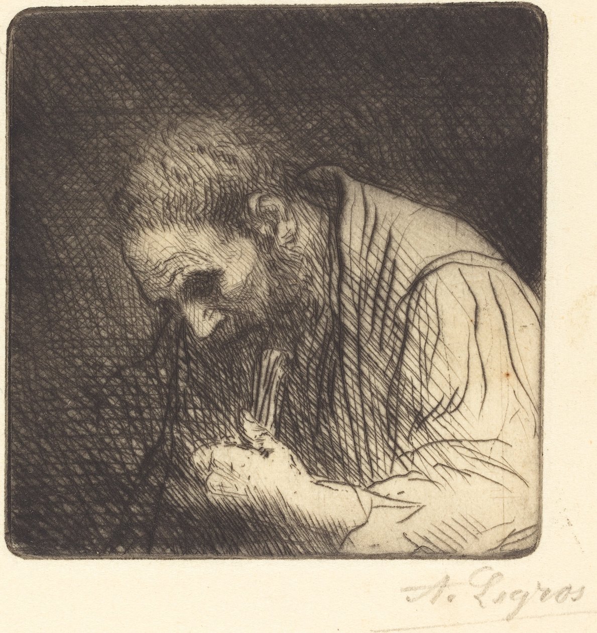 Pobre homem de Alphonse Legros