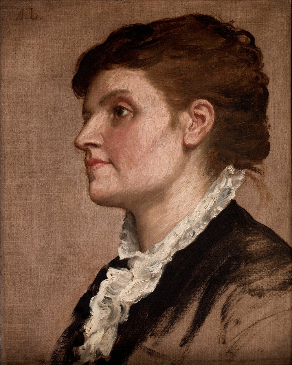 Retrato de mulher de Alphonse Legros