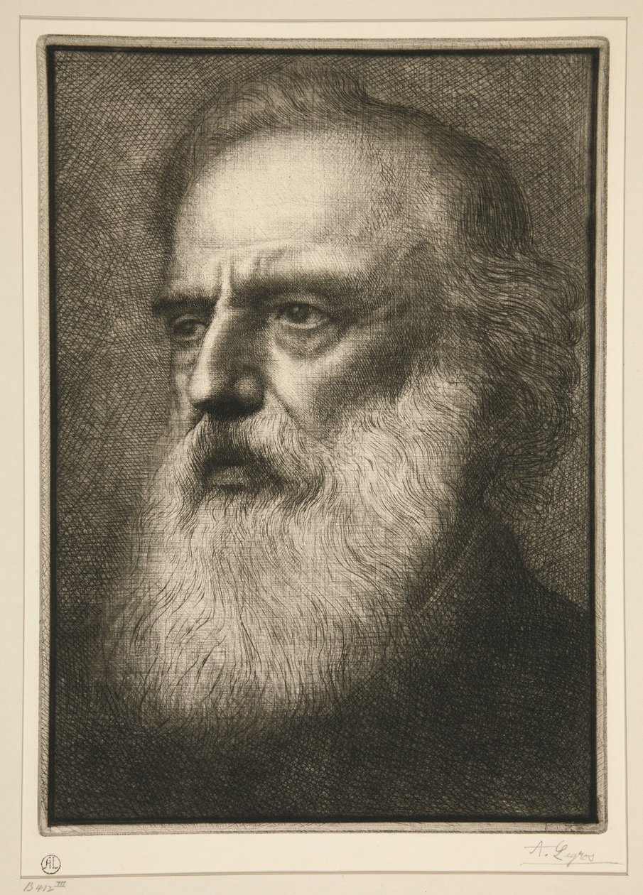 Retrato do Artista (Portrait of the Artist) de Alphonse Legros