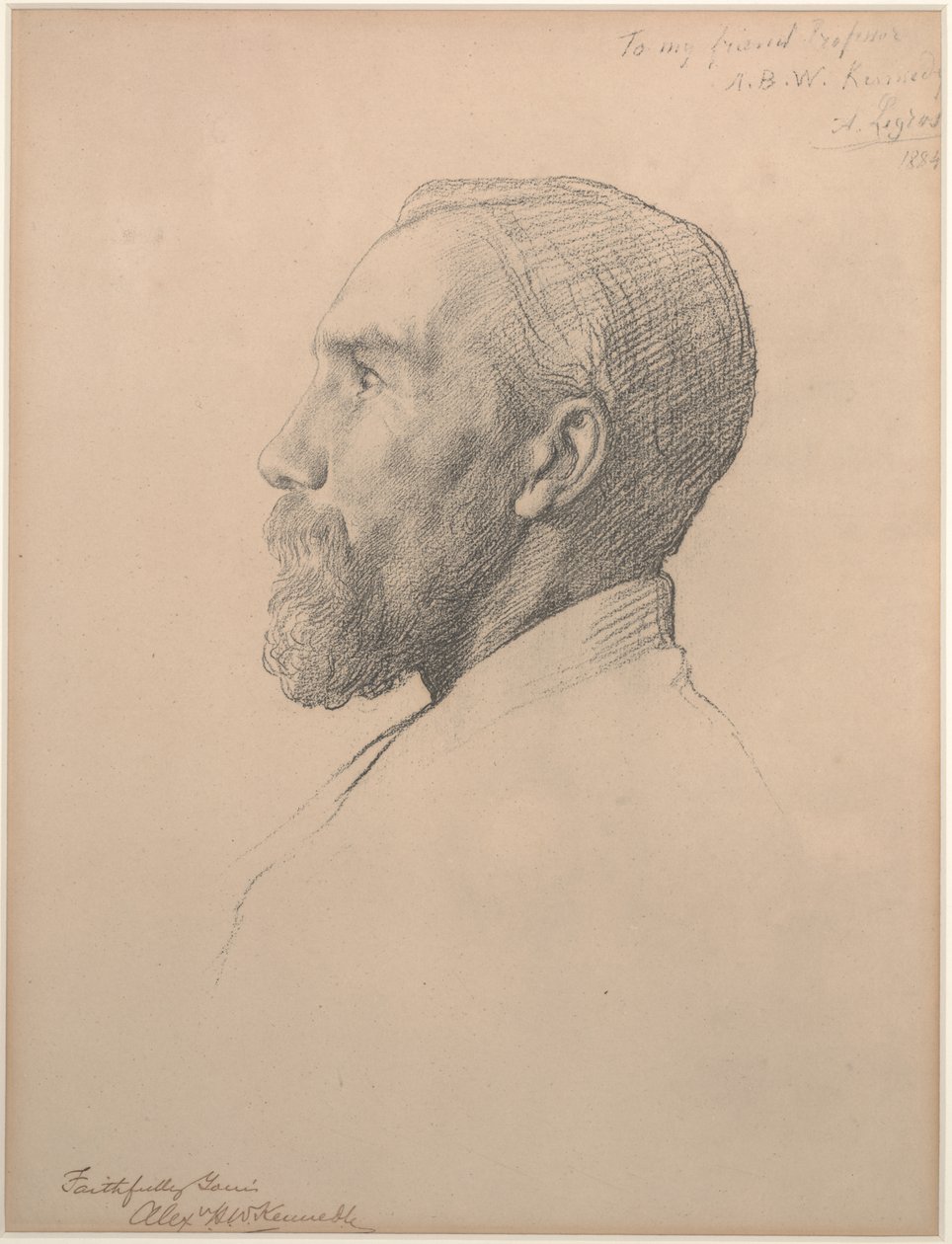 Retrato do Professor Alexander Kennedy de Alphonse Legros
