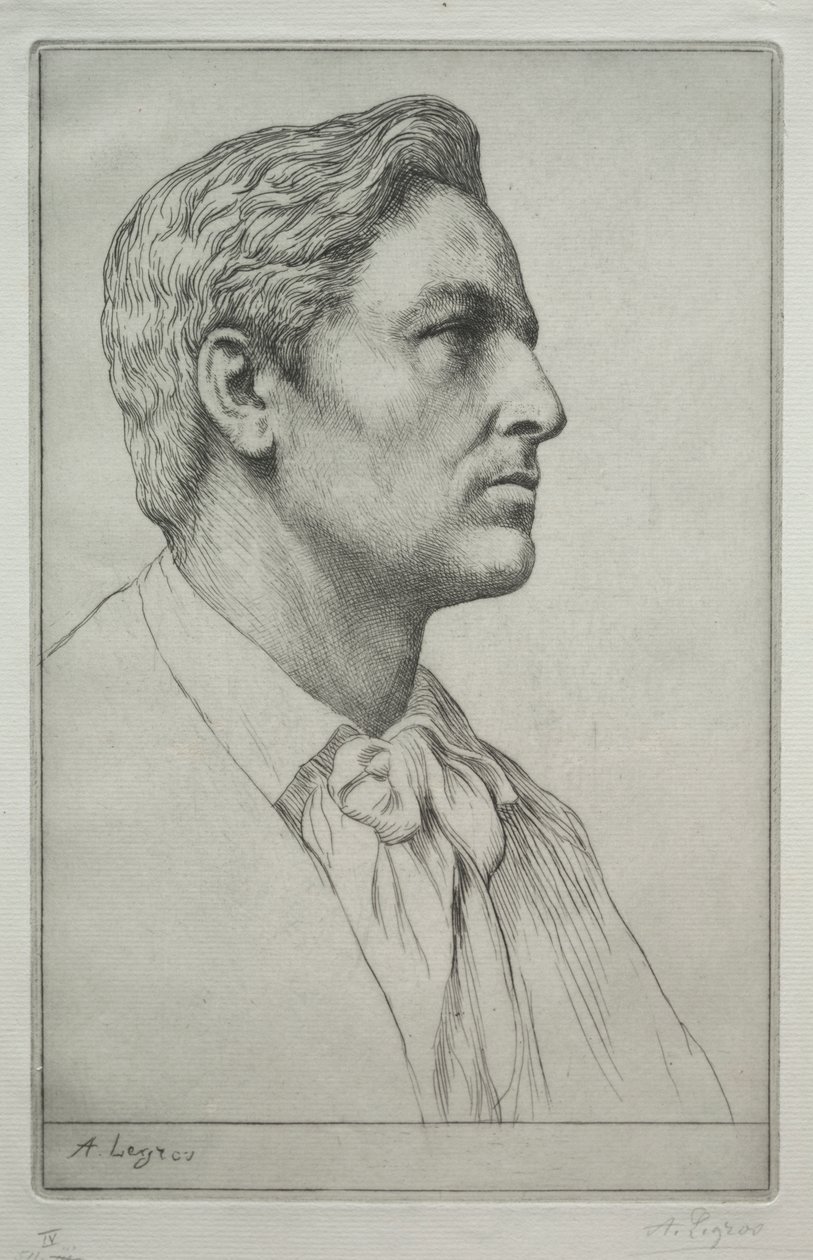 Retrato de Sir Charles Holroyd de Alphonse Legros
