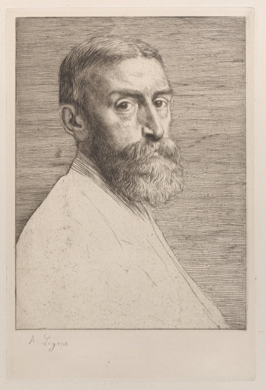 Retrato de Sir Edward John Poynter, 1877. de Alphonse Legros