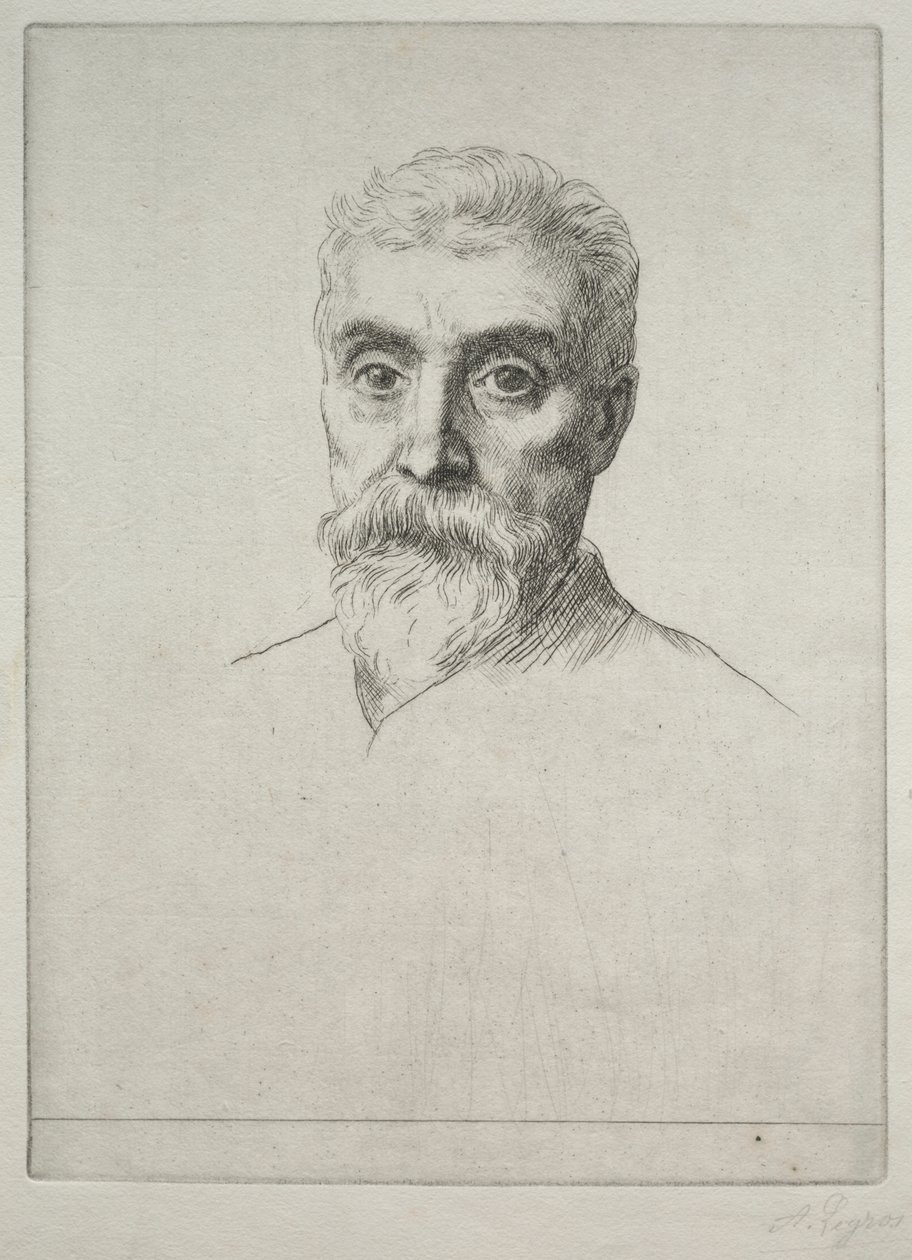 Retrato de Sir Hiram S. Maxim de Alphonse Legros