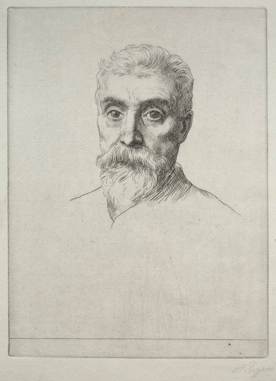 Retrato de Sir Hiram S. Maxim. de Alphonse Legros