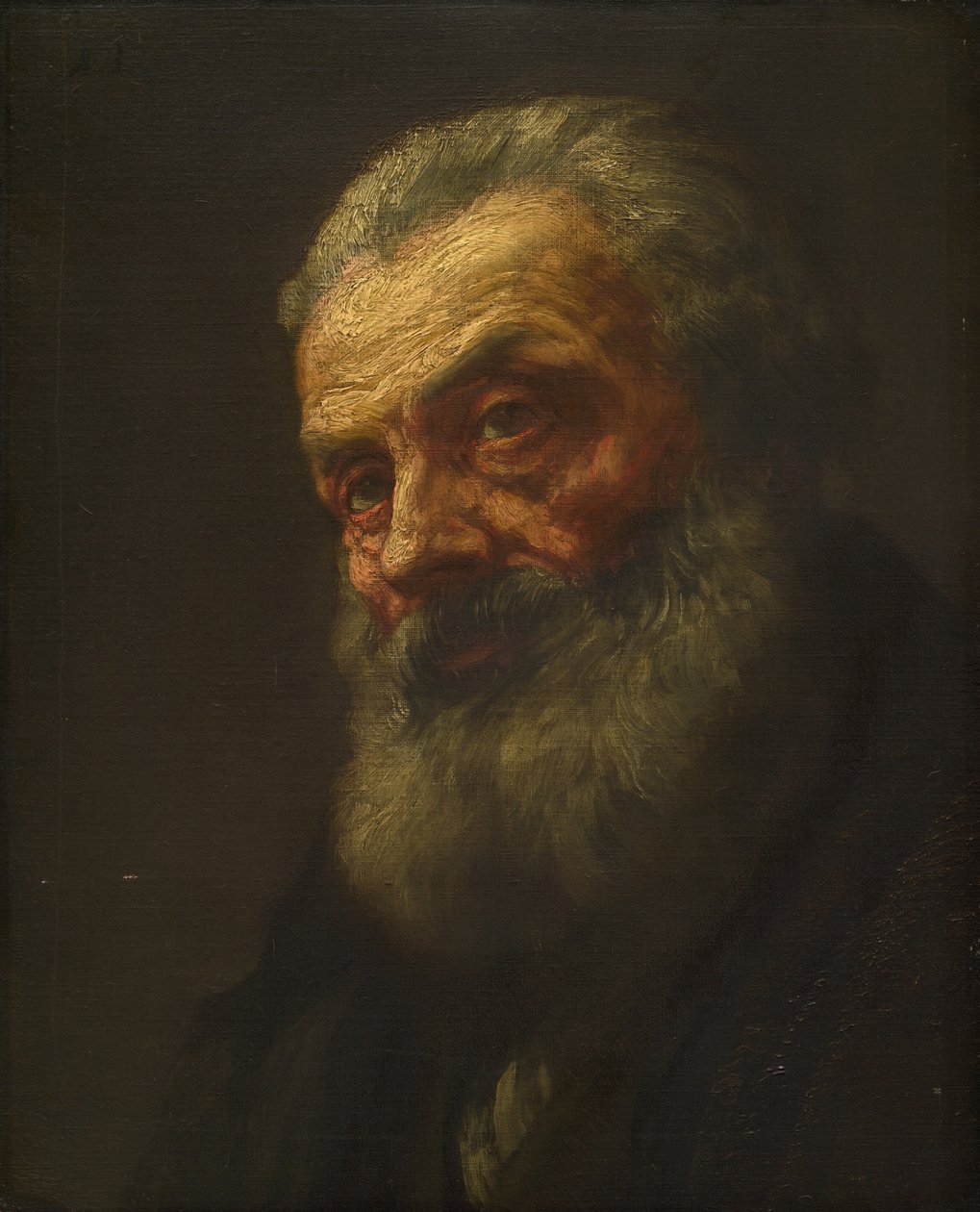 Retrato de um velho, final do século 19 e início do século 20. de Alphonse Legros