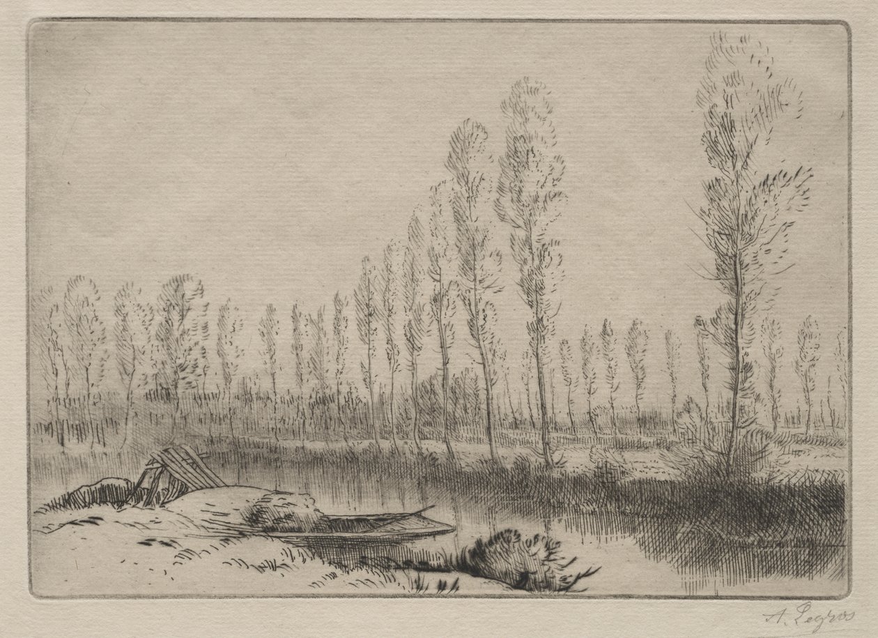 Perto de Amiens, turfeiras de Alphonse Legros