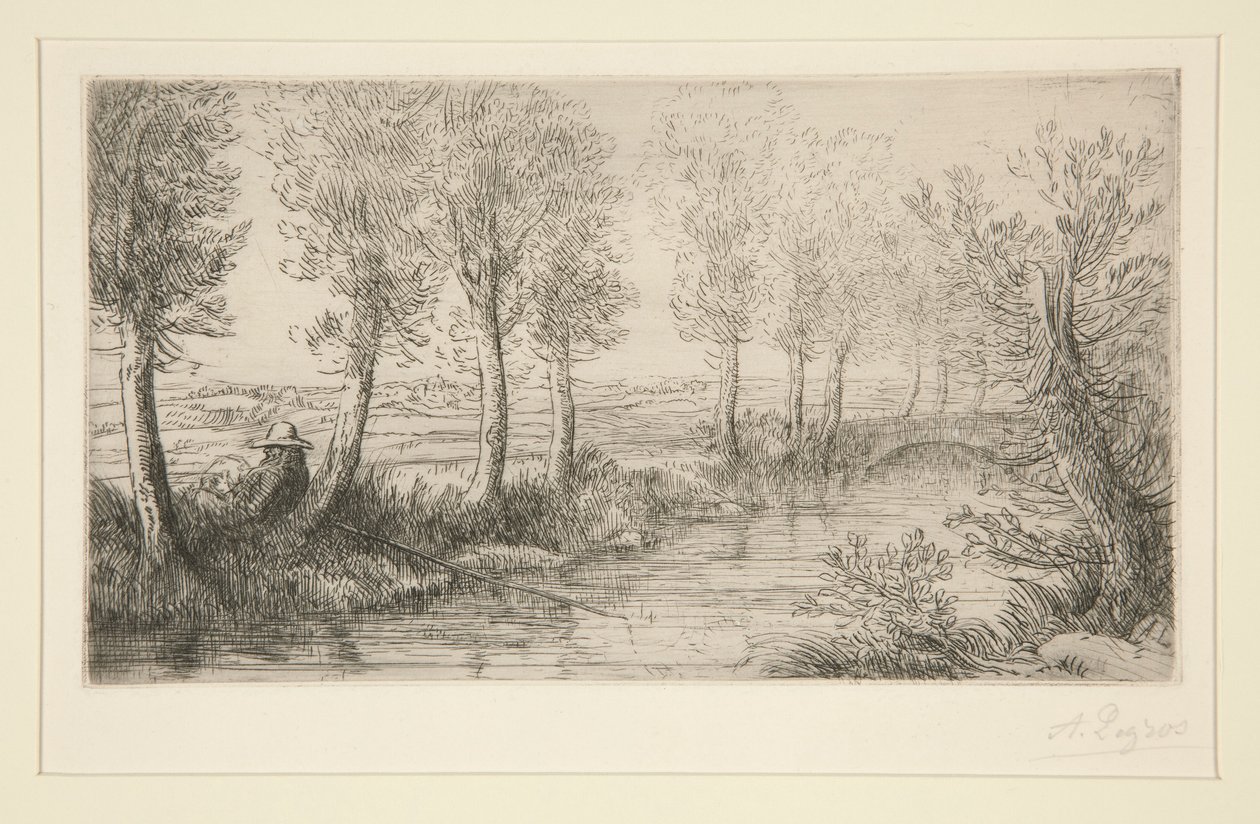 Pres du moulin (Perto do Moinho) de Alphonse Legros