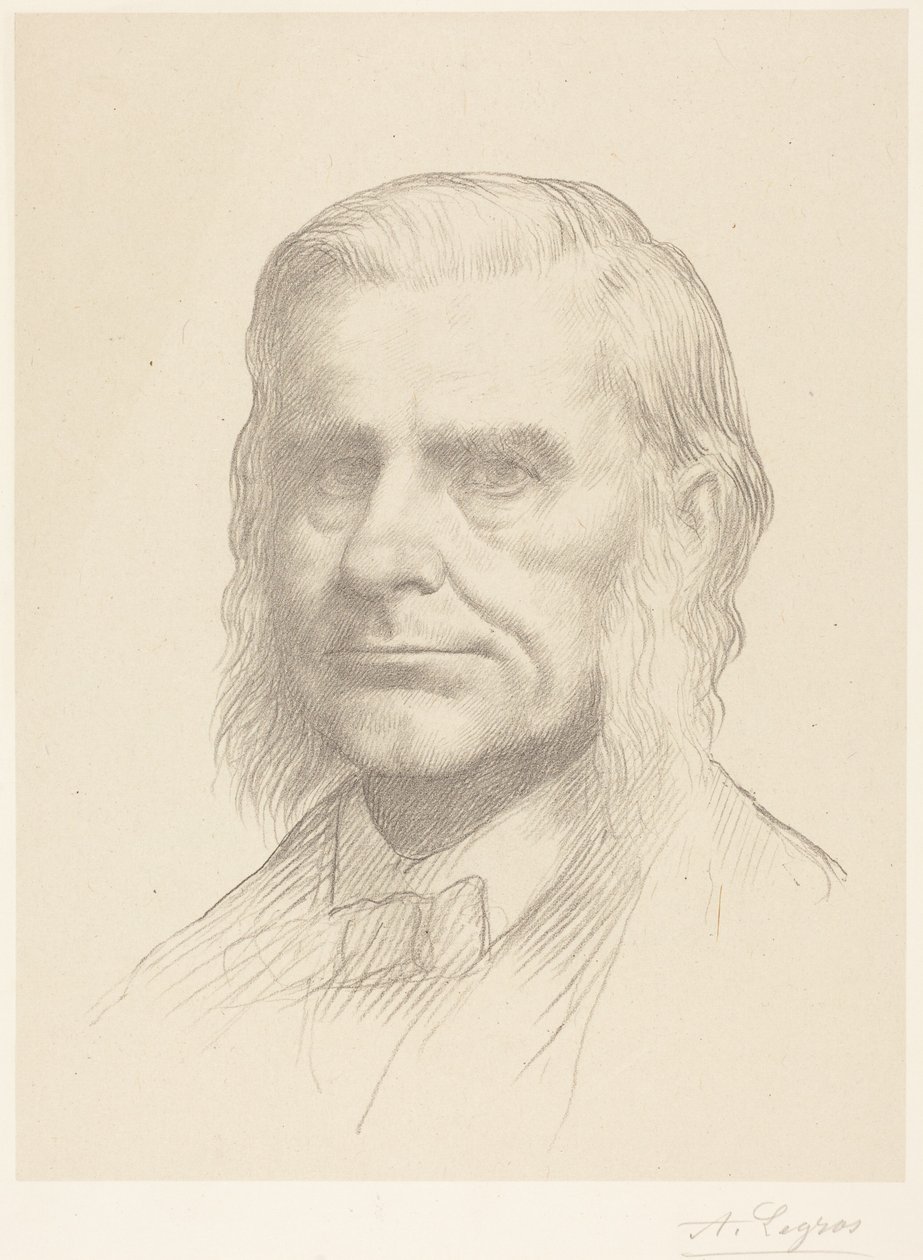 Professor Huxley, 2.ª gravura de Alphonse Legros