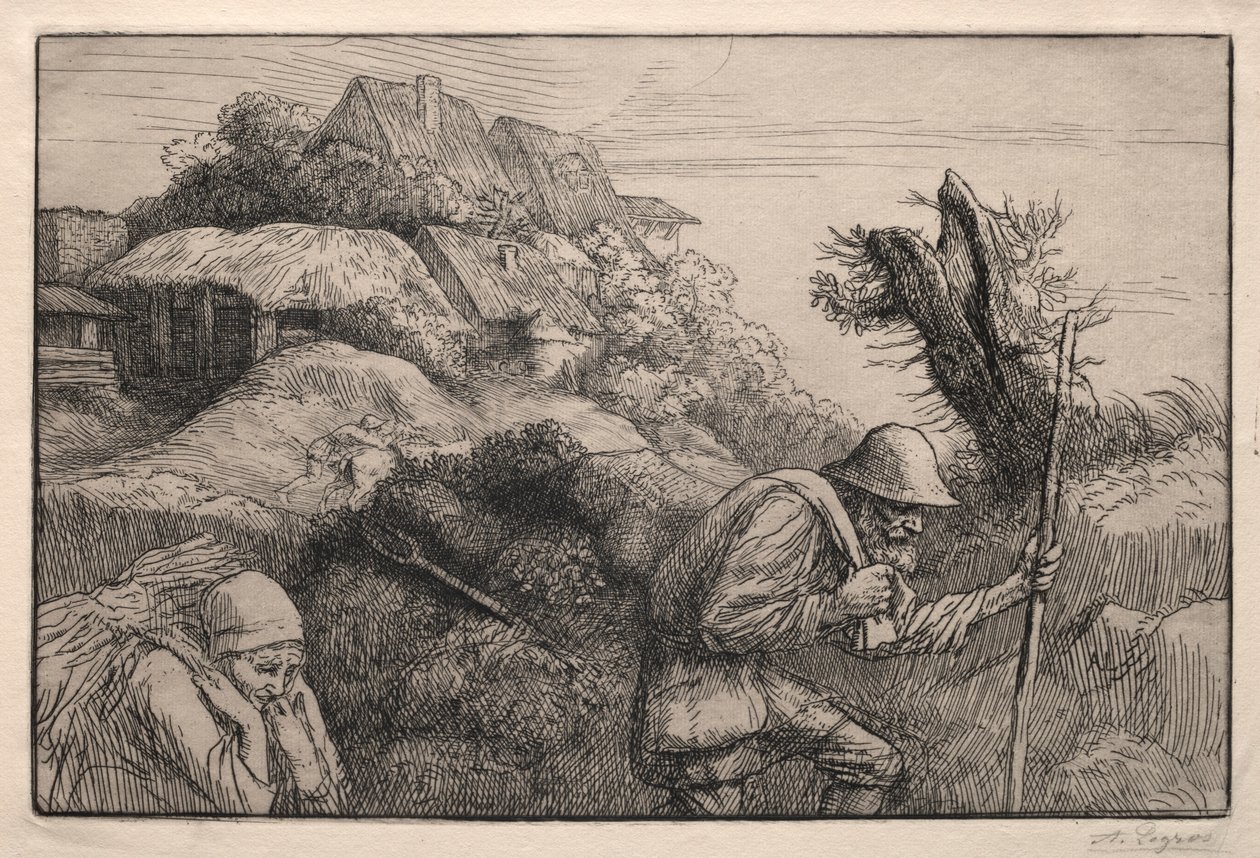 Retorno do Bosque Le Retour du Bois. de Alphonse Legros