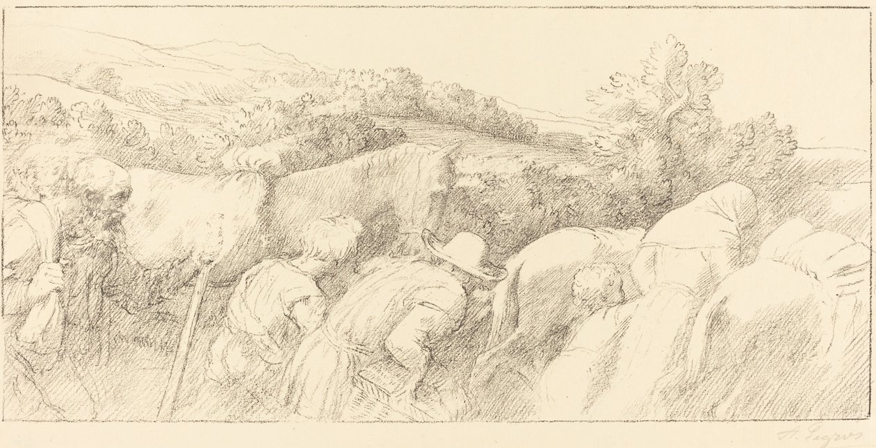 Retorno dos Camponeses de Alphonse Legros