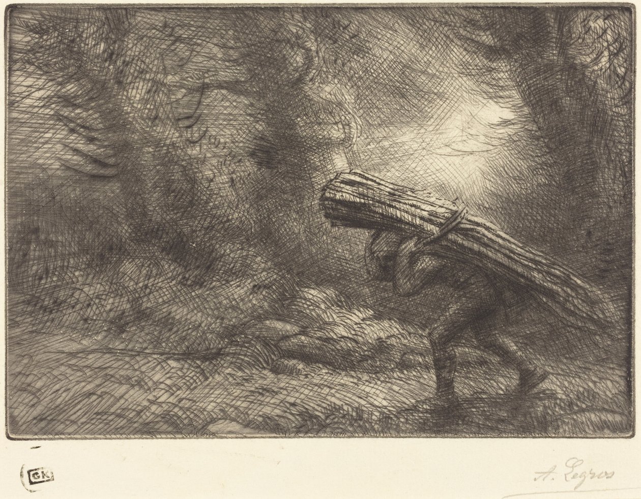 Regresso à cabana de Alphonse Legros