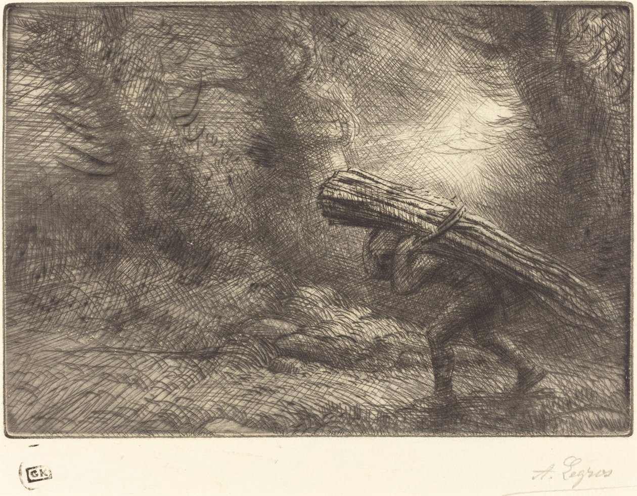 Retorno à casa de campo O retorno à casa de campo. de Alphonse Legros