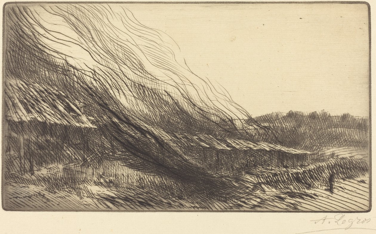Estaleiros de cordas (Les corderies) de Alphonse Legros