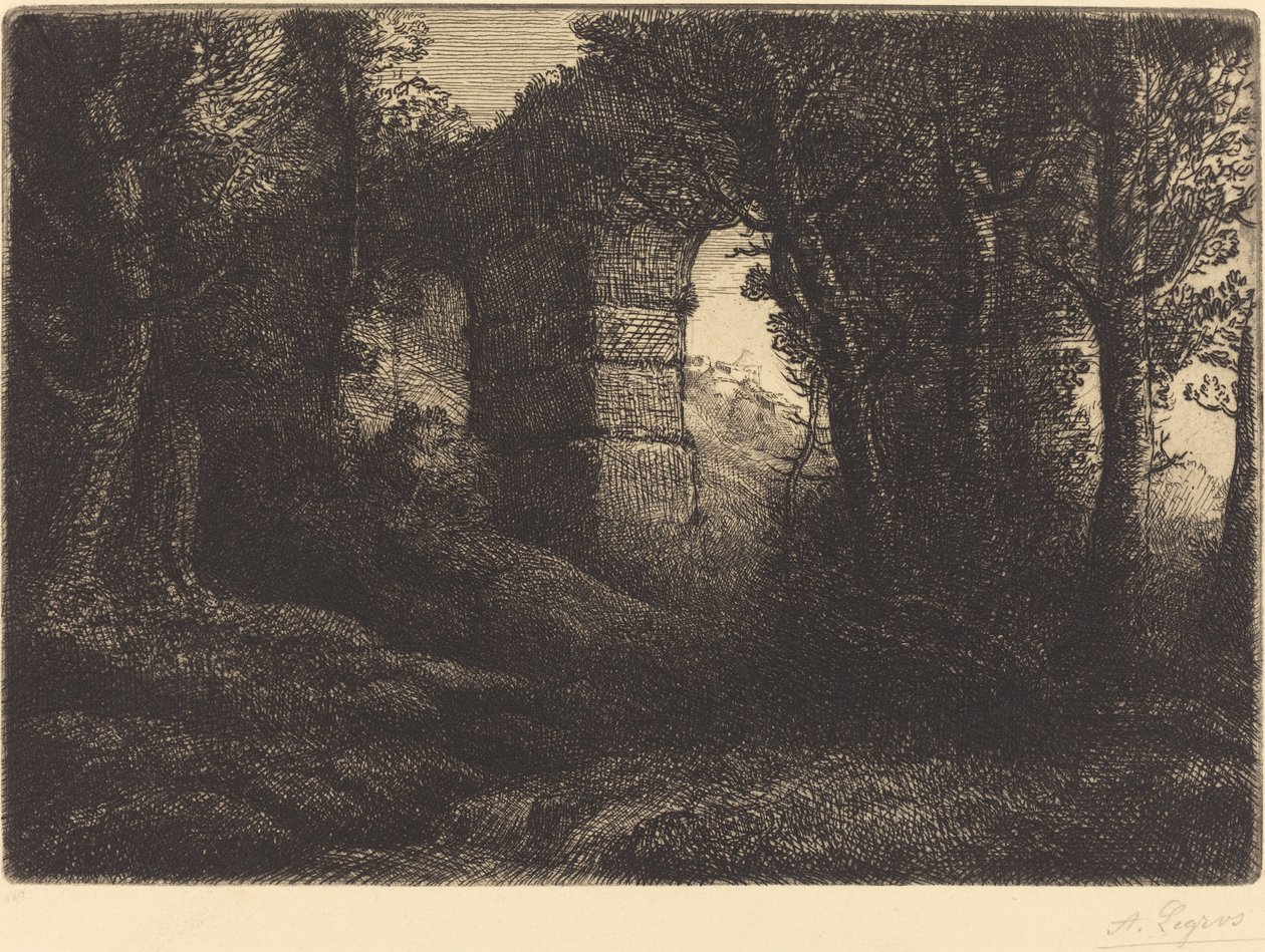 Ruínas de um antigo aqueduto (Ruines d