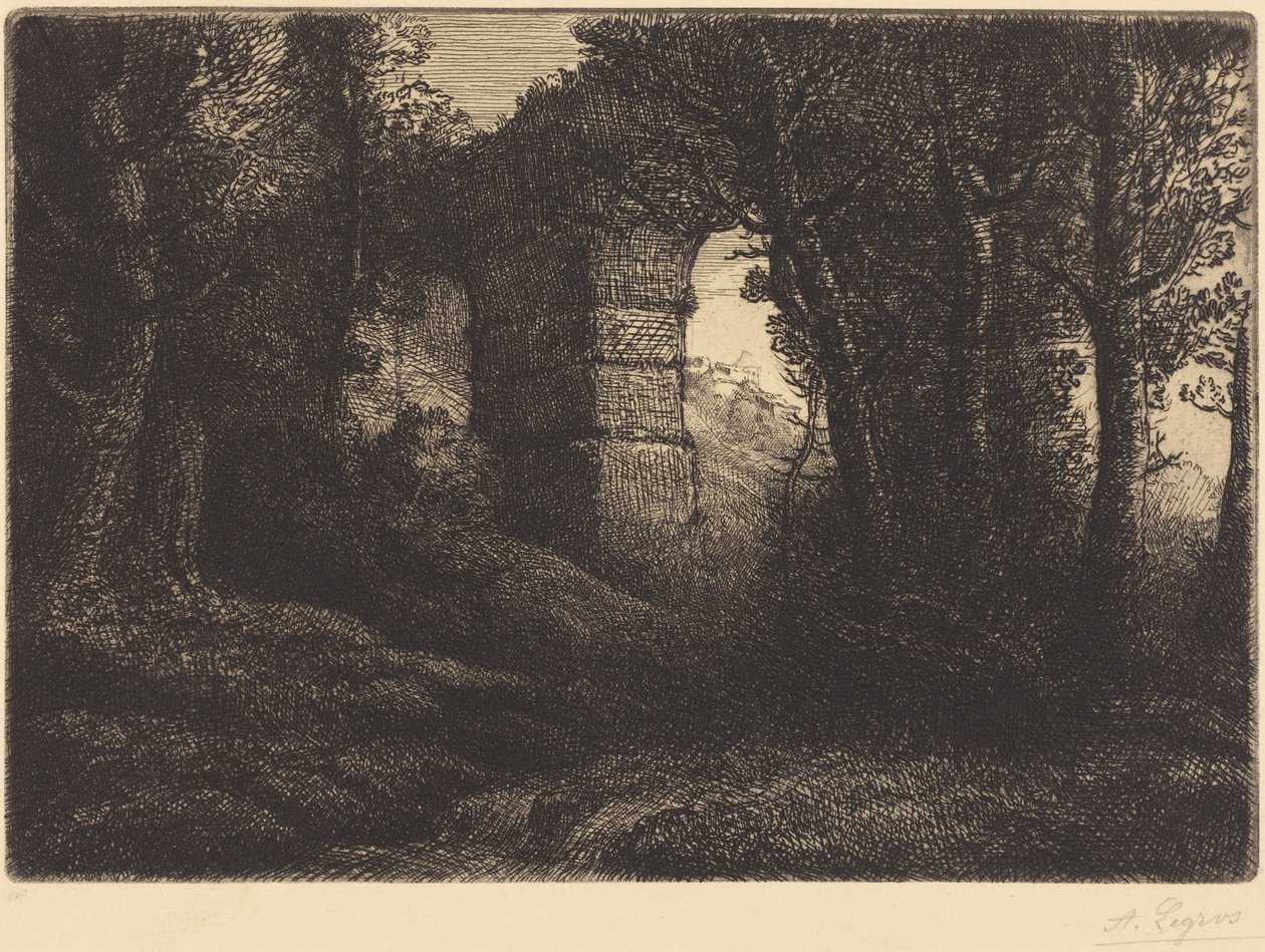 Ruínas de um antigo aqueduto (Ruine d