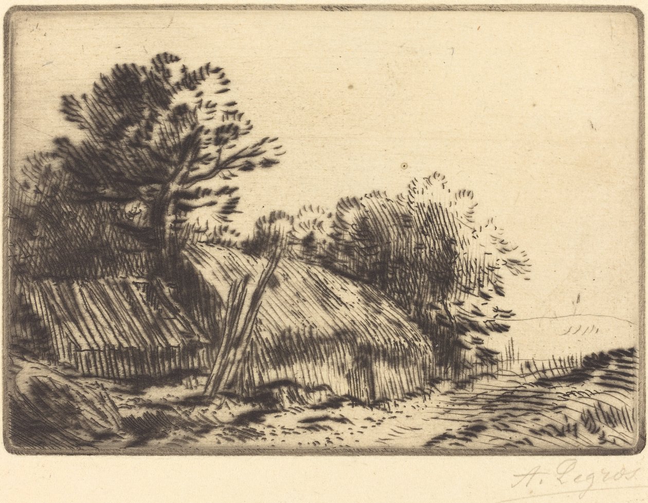Cena rústica Cena rústica. de Alphonse Legros