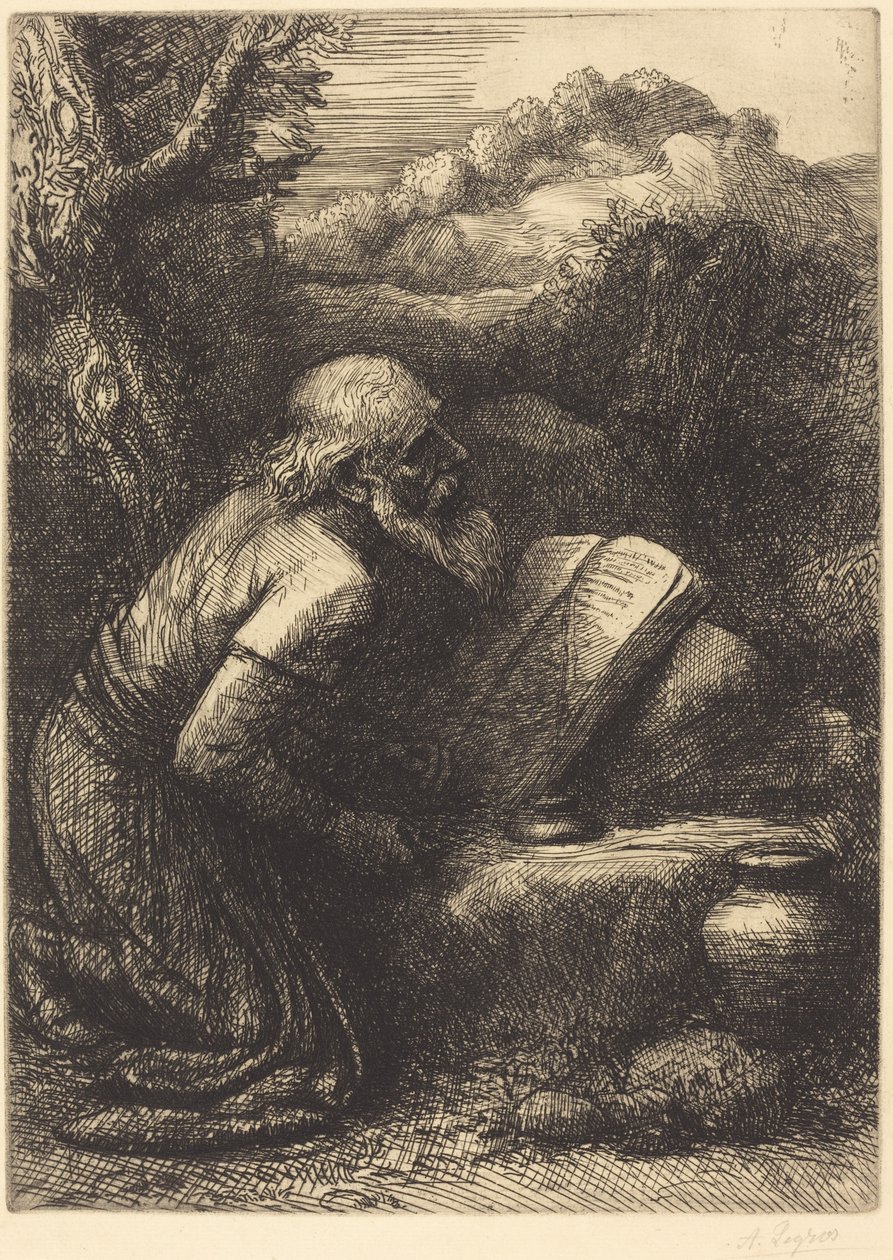 São Jerônimo, 2º prato de Alphonse Legros