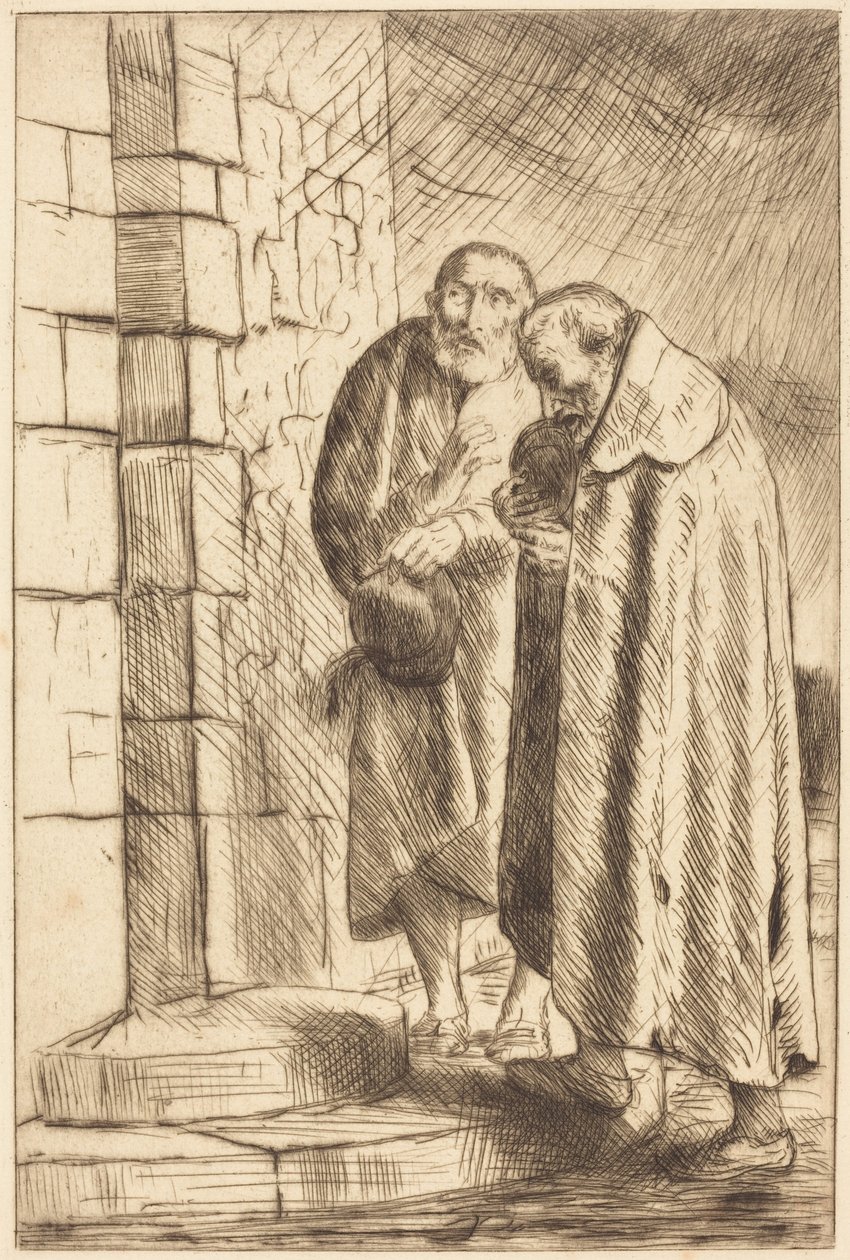 São Pedro e São Paulo à porta de M. Richard de Alphonse Legros
