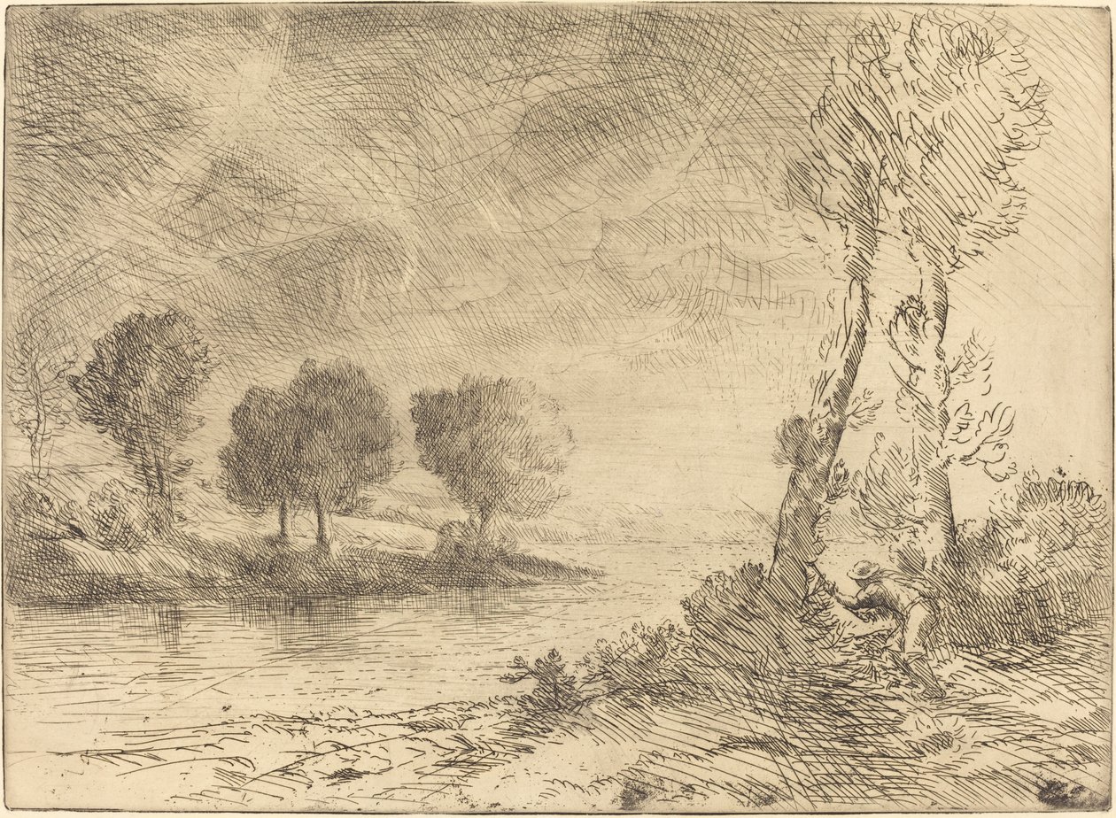 Pescador de Salmão de Alphonse Legros