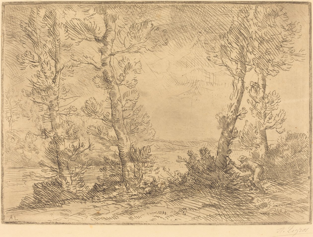Pescador de Salmão de Alphonse Legros