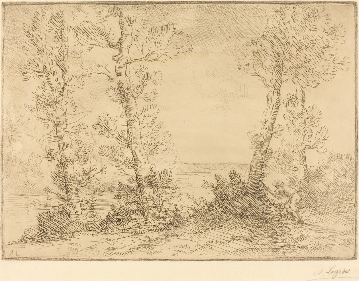 Pescador de Salmão O pescador de salmão. de Alphonse Legros