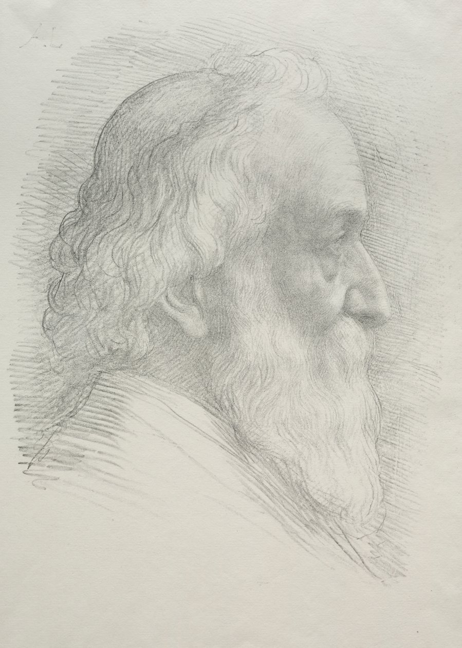 Auto-retrato (10ª Placa) de Alphonse Legros