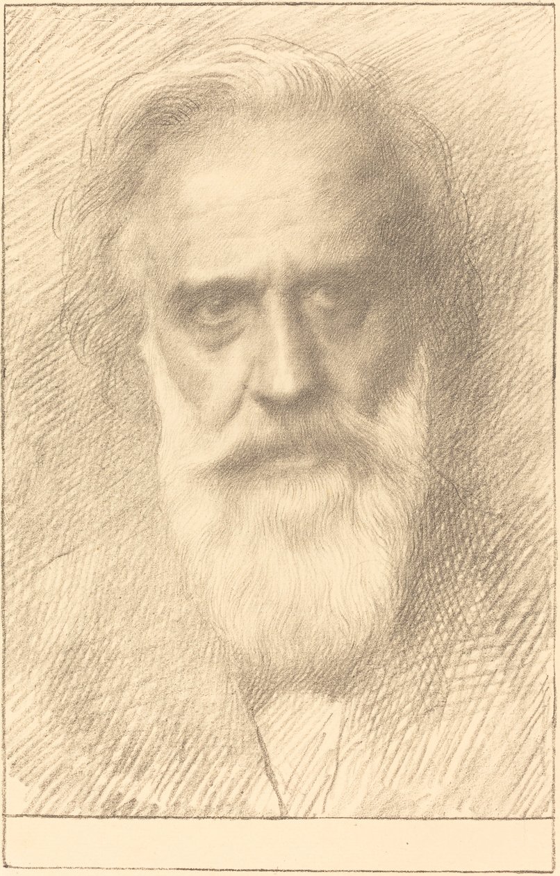 Auto-retrato. de Alphonse Legros