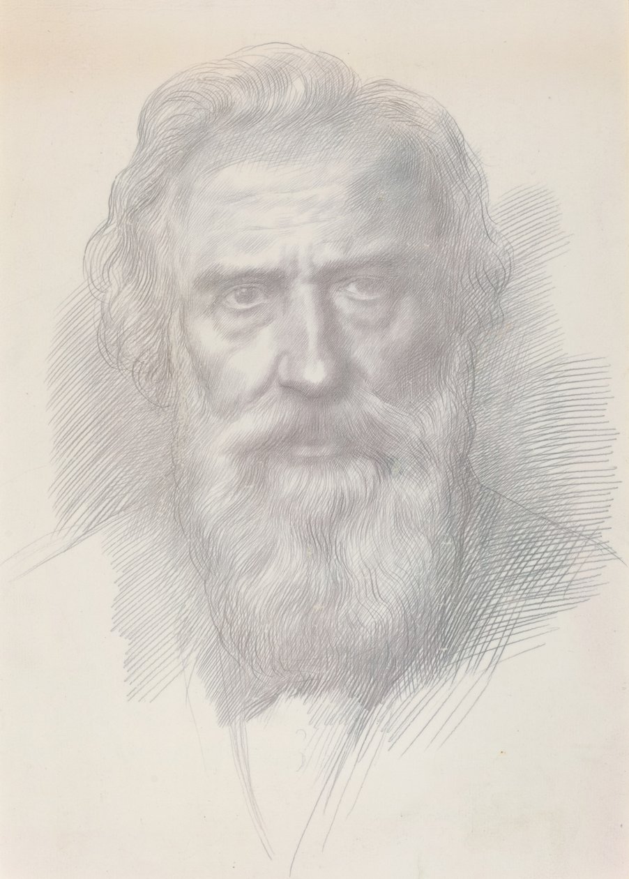 Auto-retrato, c. 1895. de Alphonse Legros