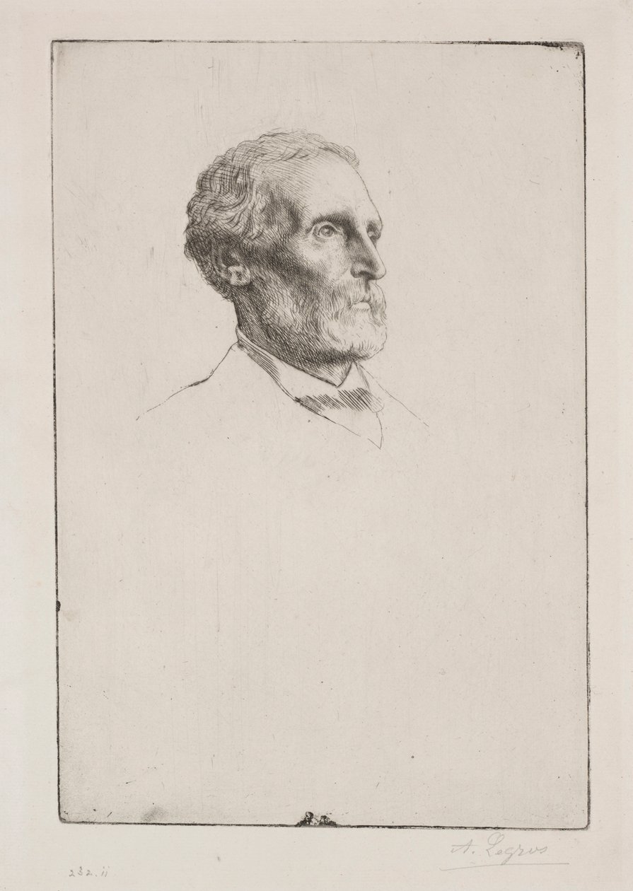 Sir Frederick W. Burton. de Alphonse Legros