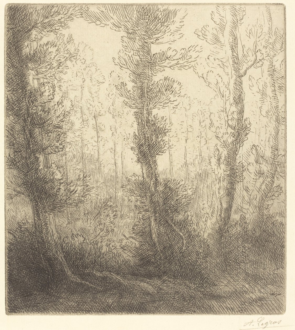 Pequeno lago Le petit lac. de Alphonse Legros