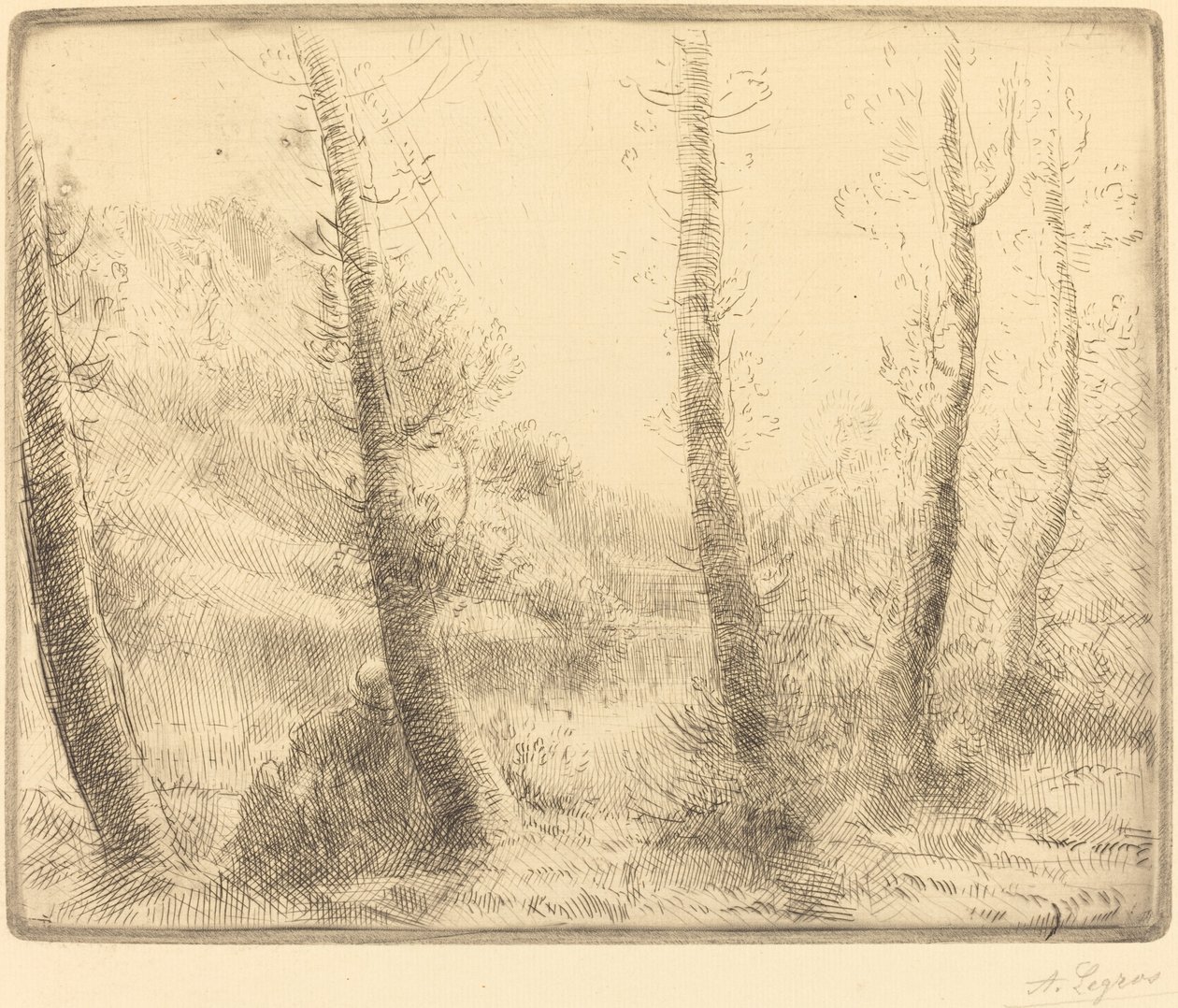 Pequeno Lago O pequeno lago. de Alphonse Legros