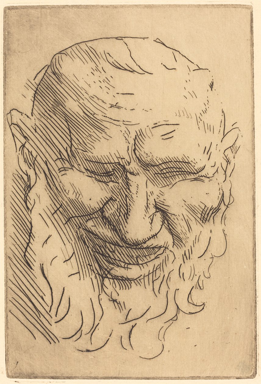 Máscara de Sátiro Pequeno de Alphonse Legros